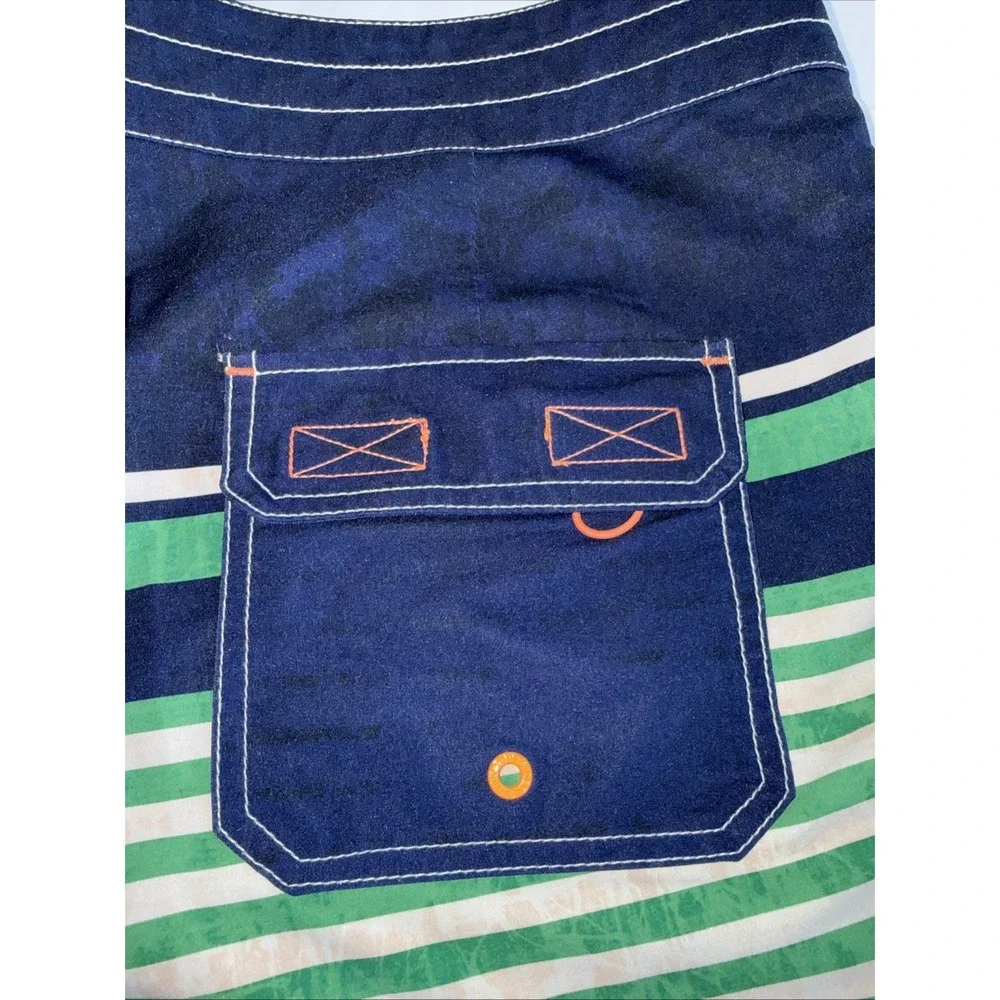 Sperry‎ Top-Sider striped swim trunks board shorts, men's size 38
